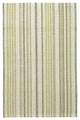 Dash & Albert Oslo Stripe Green Handwoven Cotton Rug, Green, 2' x 3'