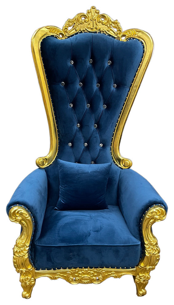 Kyrie 36.5" Wide Club Chair, Blue