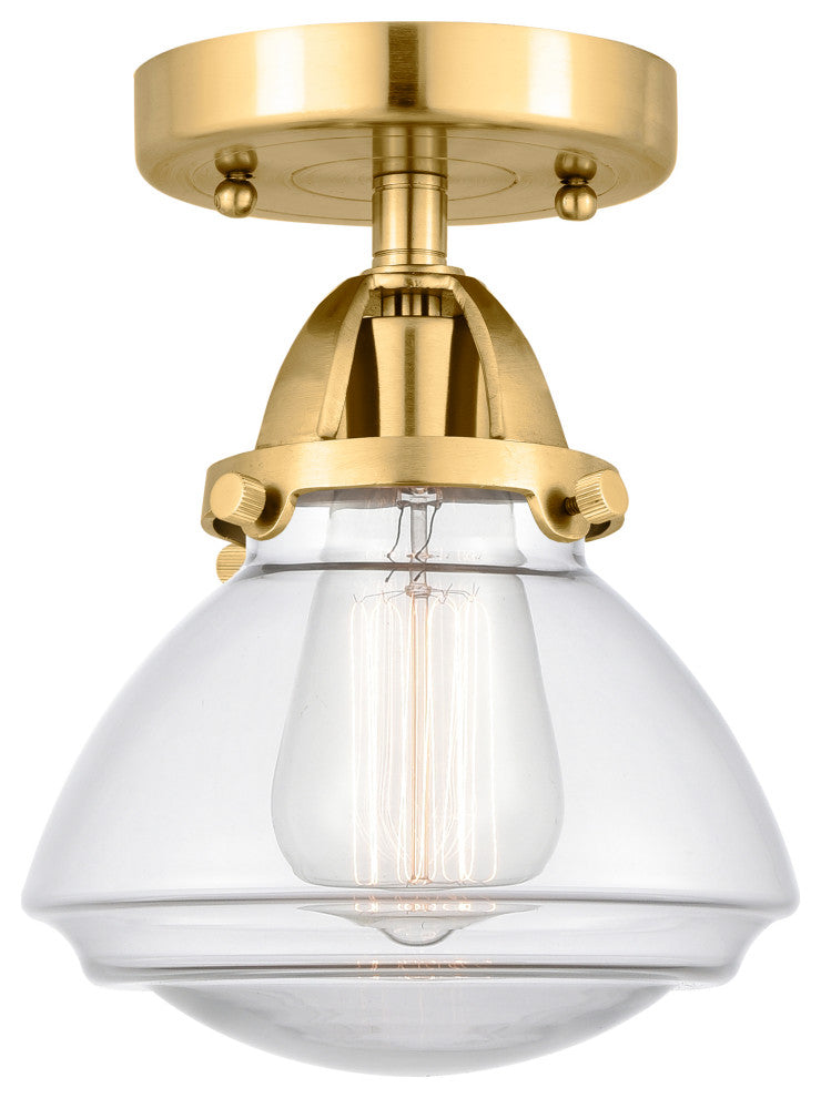 INNOVATIONS 288-1C-SG-G322-LED 1-Light Semi-Flush Mount Satin Gold