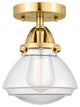 INNOVATIONS 288-1C-SG-G322-LED 1-Light Semi-Flush Mount Satin Gold