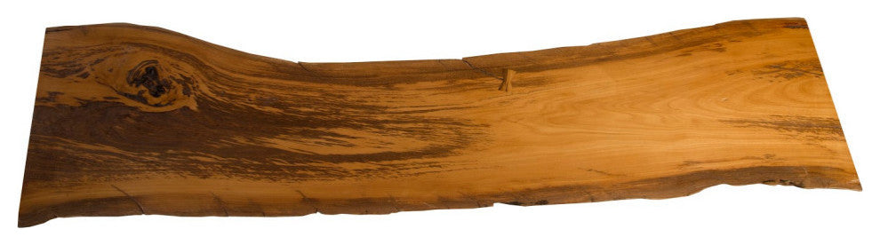 Wood Console Table, Metal U Legs