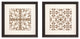 Motif on Cream II Artwork, 2-Piece Set