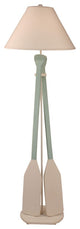 Nude and Shaded Cove 2-Paddle Floor Lamp