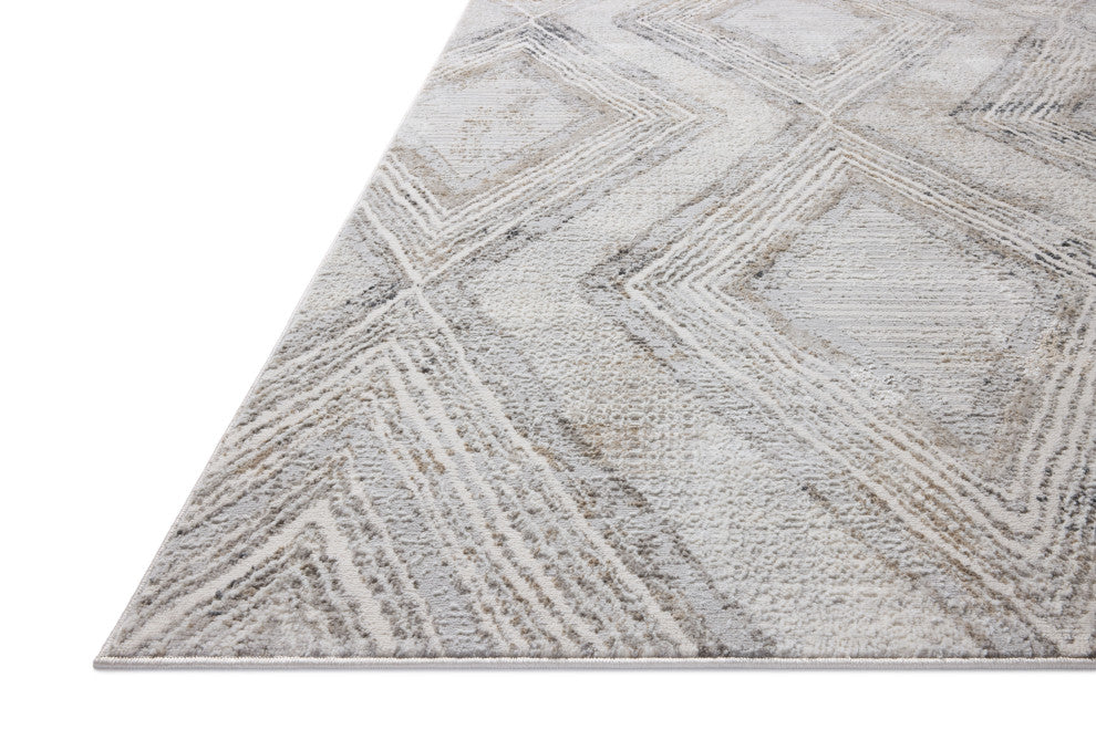 Loloi Hollis Mist / Natural 2'-7" x 4' Accent Rug