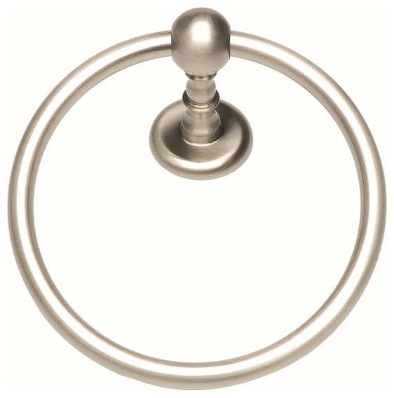 Brushed Nickel Emma Towel Ring, ATHEMMTRBRN