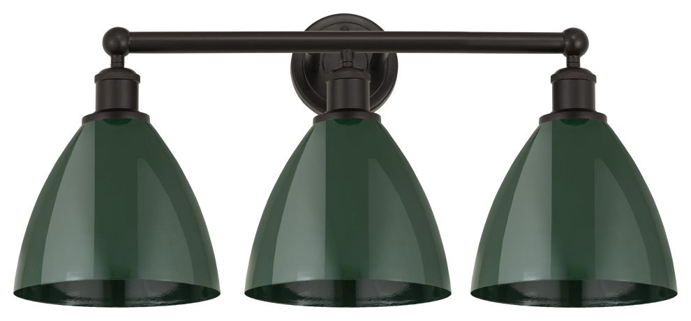 Innovations 616-3W-OB-MBD-75-GR 3 Light Bath Vanity Light, Oil Rubbed Bronze