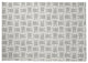 Criss Cross Bunnies Easter Chenille Rug, Whisper White, 8'x10'