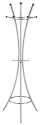 Hallway Chrome Coat Rack Curved Lines Hooks Umbrella Rack