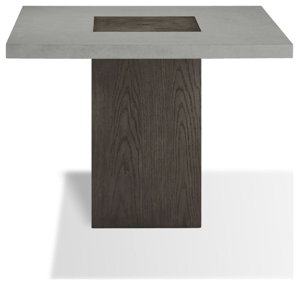 Modus Modesto 5PC Concrete Dining Set in Concrete/French Roast