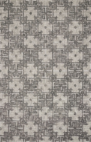 Ehren Rug, Charcoal and Fog, 2'3"x3'9"