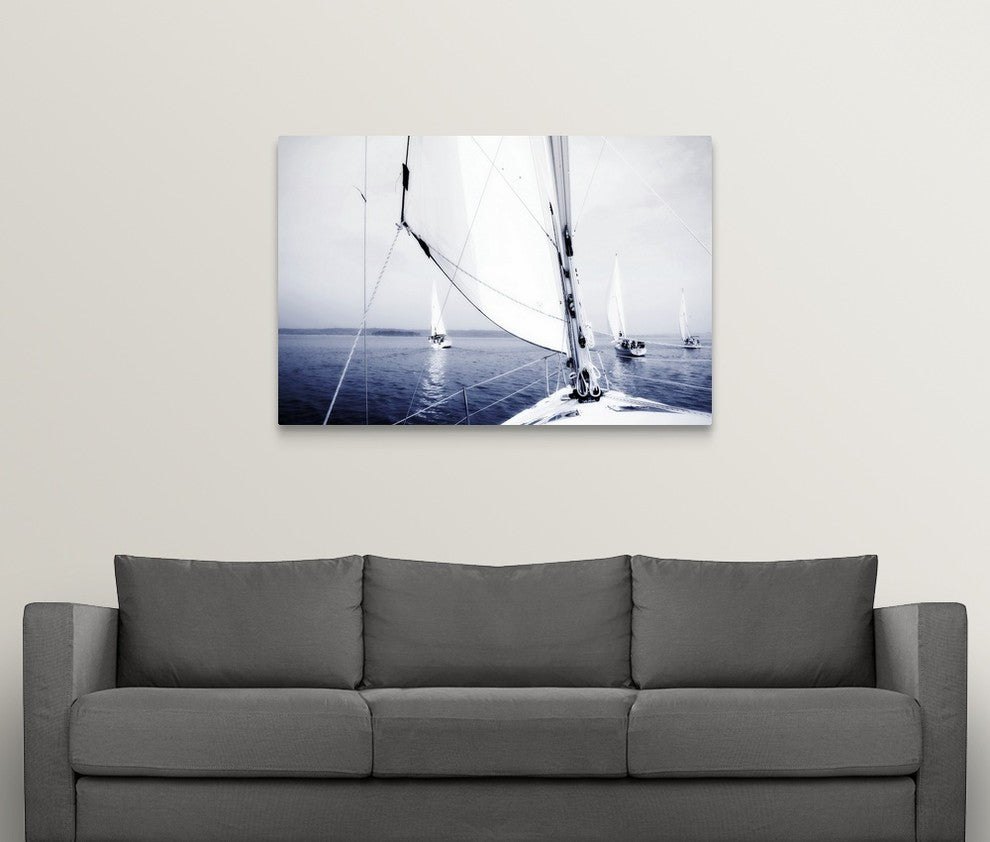 Quantico Fleet I Wrapped Canvas Art Print, 48"x32"x1.5"