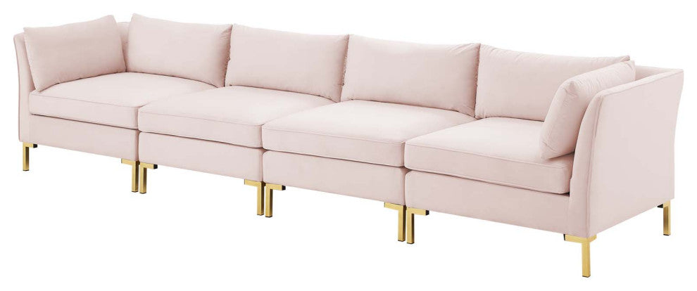 Sofa, Velvet, Pink, Modern, Living Lounge Room Hotel Lobby Hospitality