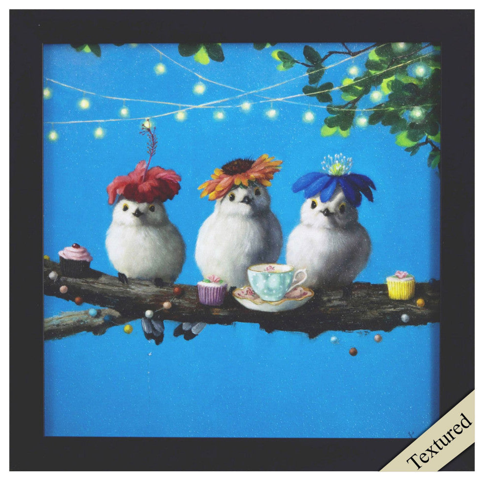 Garden Party Non-Glass Framed Art