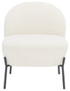 Safavieh Brax Petite Slipper Chair, Creme