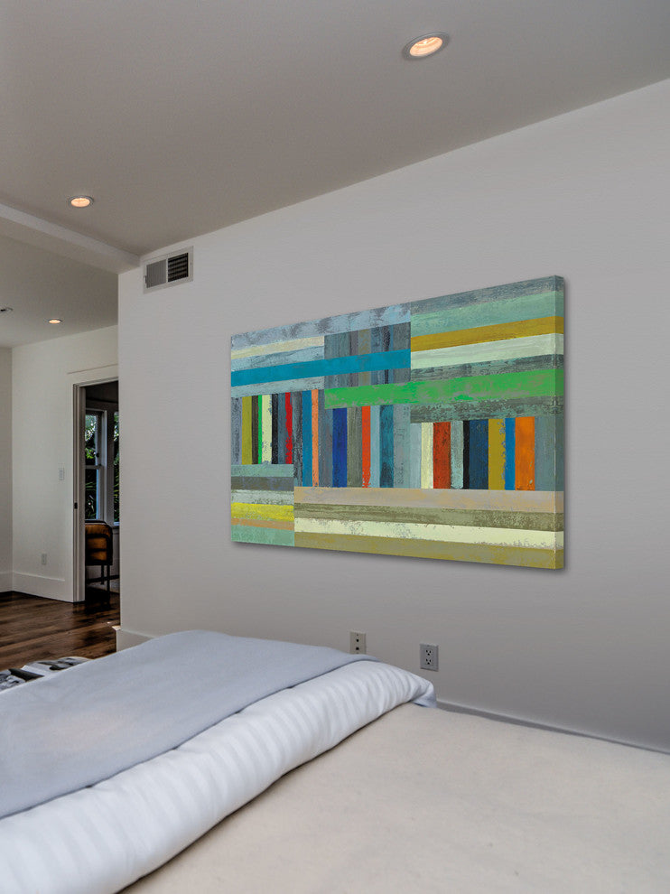 "Midnight I" Painting Print on Canvas by Julie Joy
