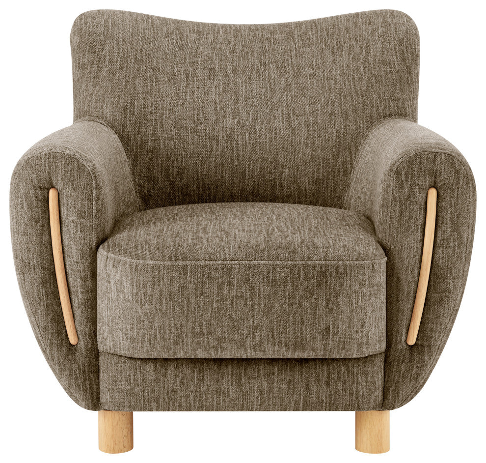 Bellamy Fabric Accent Arm Chair, Pasadena Taupe