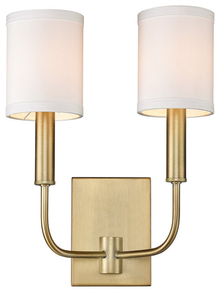 2 - Light Simple Glam Dimmable Armed Wall Sconce