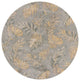 KAS Havana 2639 Gray Palms Area Rug, 7'6" Round