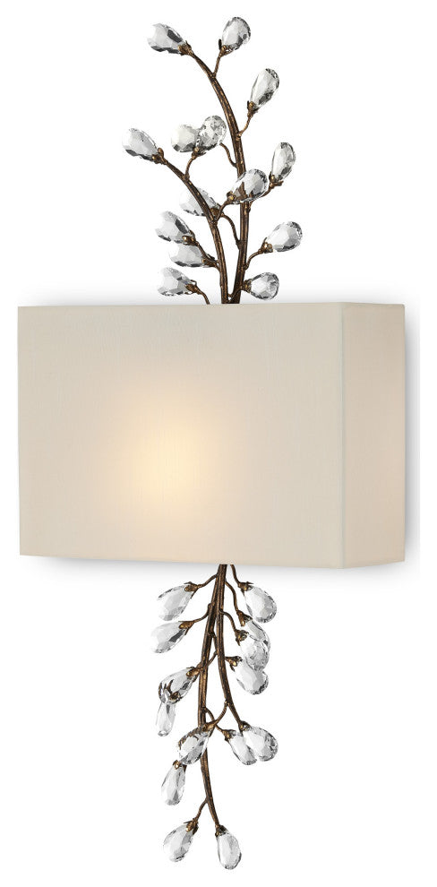 Crystal Bud Tall Wall Sconce