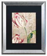 Color Bakery 'Tulips' Matted Framed Art, Silver Frame, Black Mat, 16x20