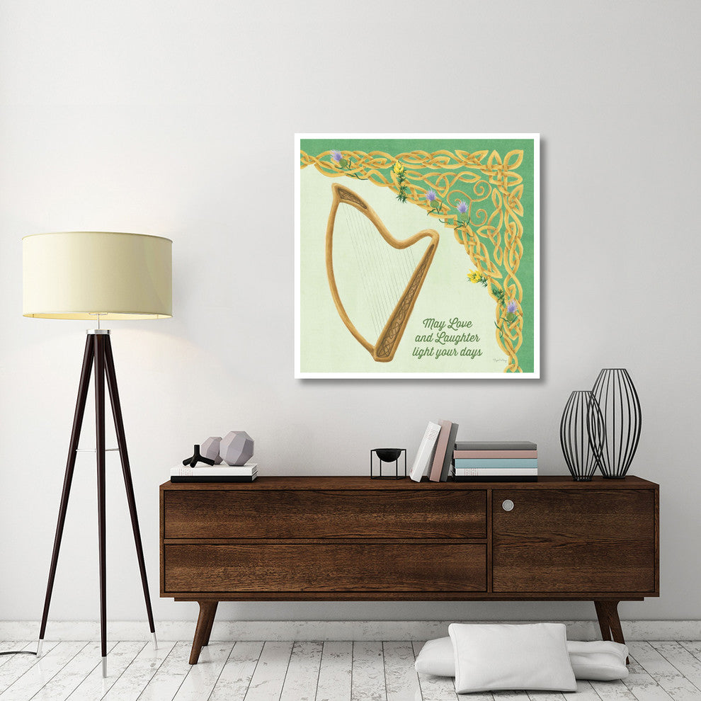 "Celtic Charm II" Digital Paper Print by Elyse DeNeige, 42"x42"