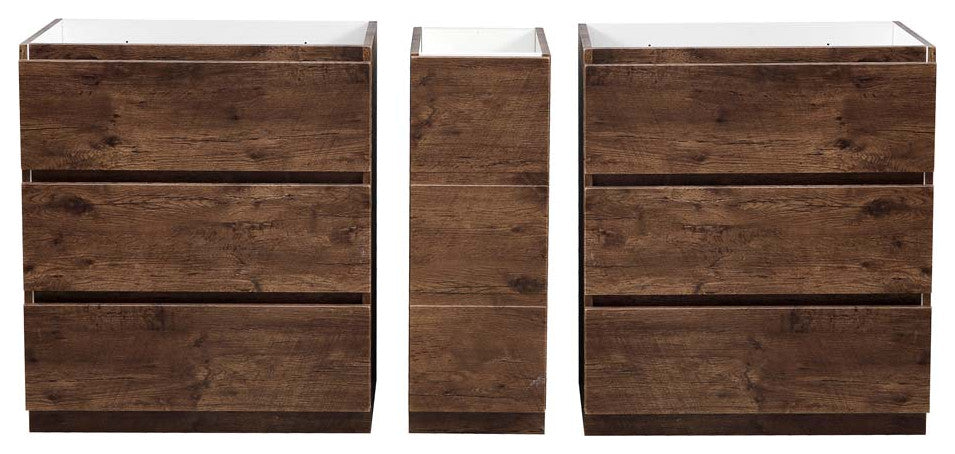 Fresca Lazzaro 72" Rosewood Double Sink Cabinet