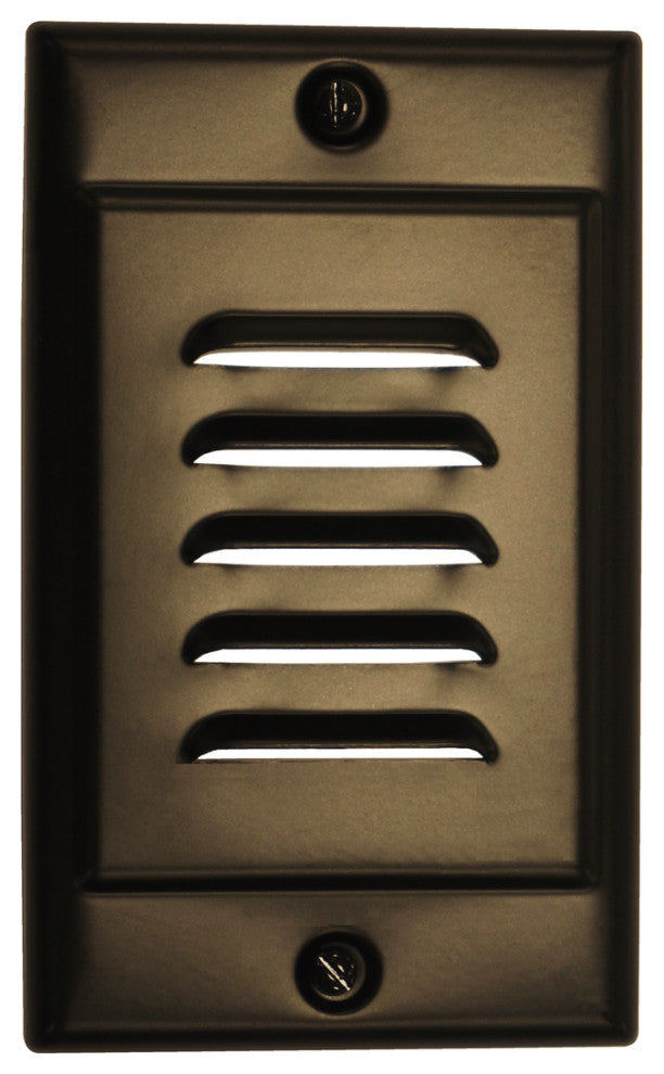 NICOR FPVOB Vertical Faceplate for LED Step Light STP-10-120-WH