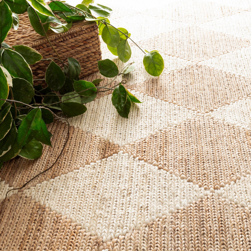 Mark D. Sikes x Dash & Albert Harwich Natural Jute Rug, Natural, 5' x 8'