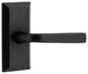 Ageless Iron Vale Plate Passage With Lance Lever, Black Iron