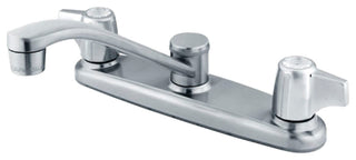 Kingston Brass 8" Centerset Kitchen Faucet, Polished Chrome