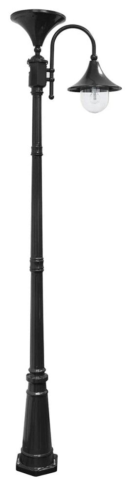 Gama Sonic GS-109S-B Everest Solar Lamp Post Black