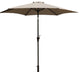 9' Pole Umbrella With Carry Bag, Gray
