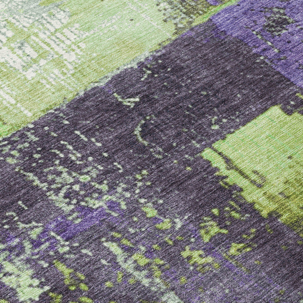 Machine Washable Indoor/Outdoor Chantille ACN1866 Aloe 3' x 5' Rug