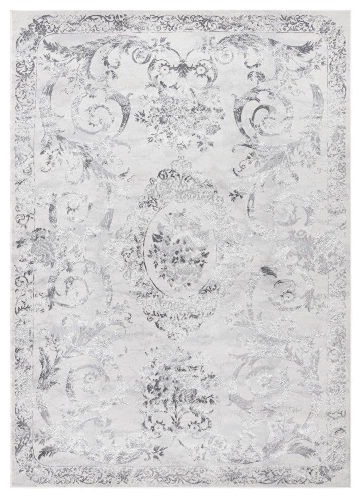 Unique Loom Diana Finsbury Rug, Gray, 6'x9'