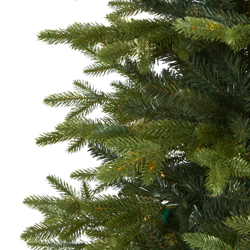 8ft. Belgium Fir Natural-Look Artificial Christmas Tree