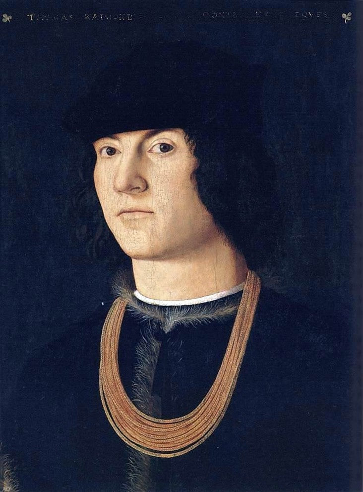 Amico Aspertini Portrait of Tommaso Raimondi, 21"x28" Wall Decal