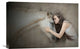 "A Kiss" Stretched Canvas Giclee by Olga Mest, 22x15"