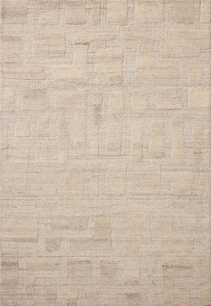 Loloi Hartley Ivory / Natural 3'-6" x 5'-6" Accent Rug