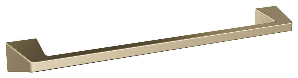 Amerock Blackrock Contemporary Towel Bar, Golden Champagne, 18" Center-to-Center
