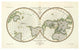 "Karte Der Magnetischen Meridiane und Parallel-Kreise, 1840" Paper Art, 24"x15"