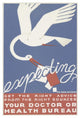 "Expecting? Get the right advice" Digital Paper Print by WPA, 14"x20"