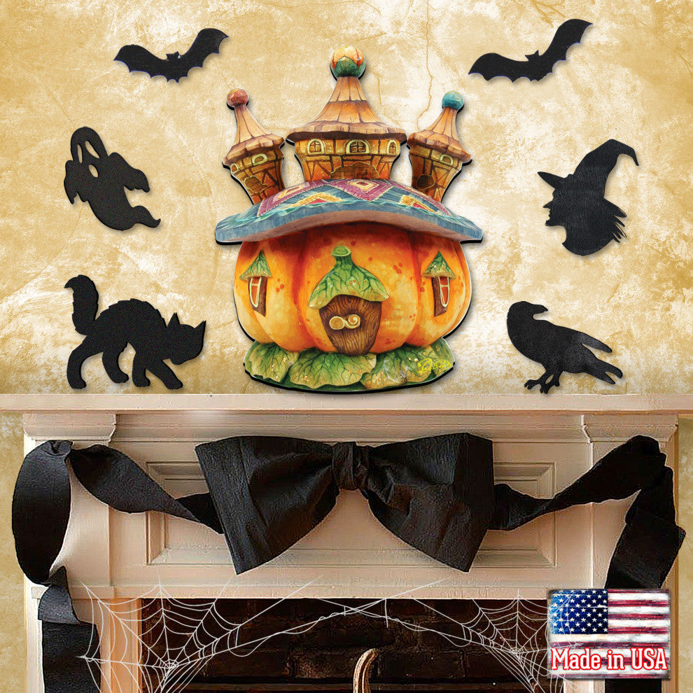 Halloween Pumpkin Dome Door Hanger