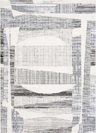 Henry Contemporary High-Low Modern Geometric Gray Indoor Area Rug, 5' x 7'