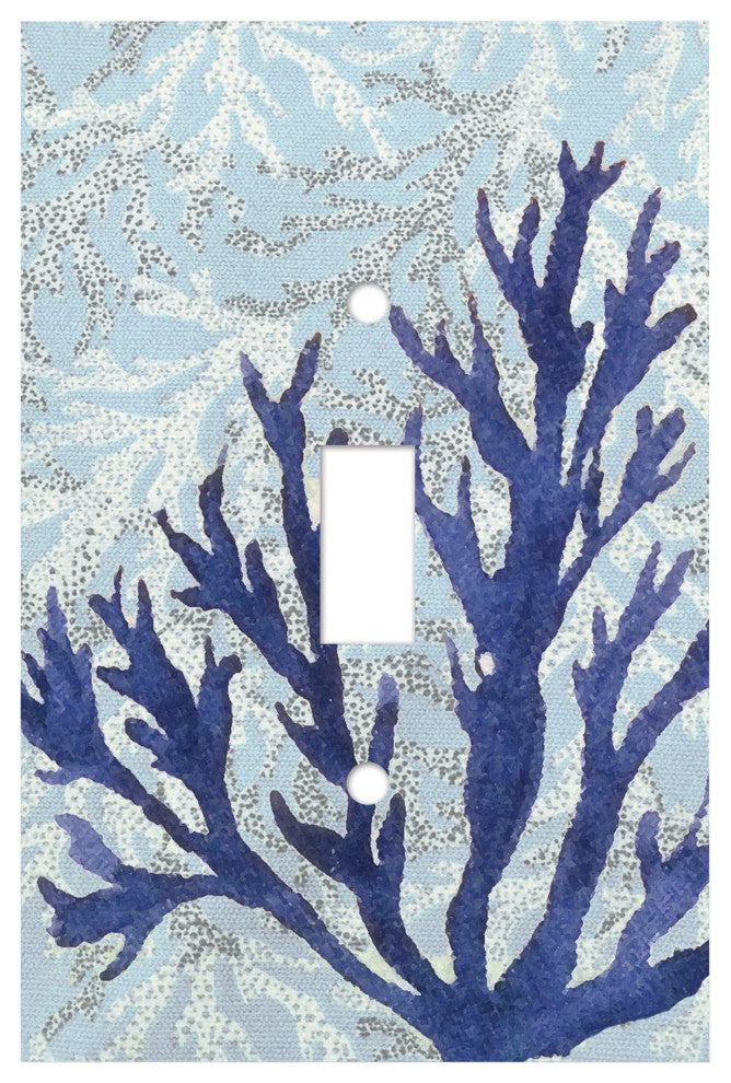 Coral Standard Ceramic Switchplate