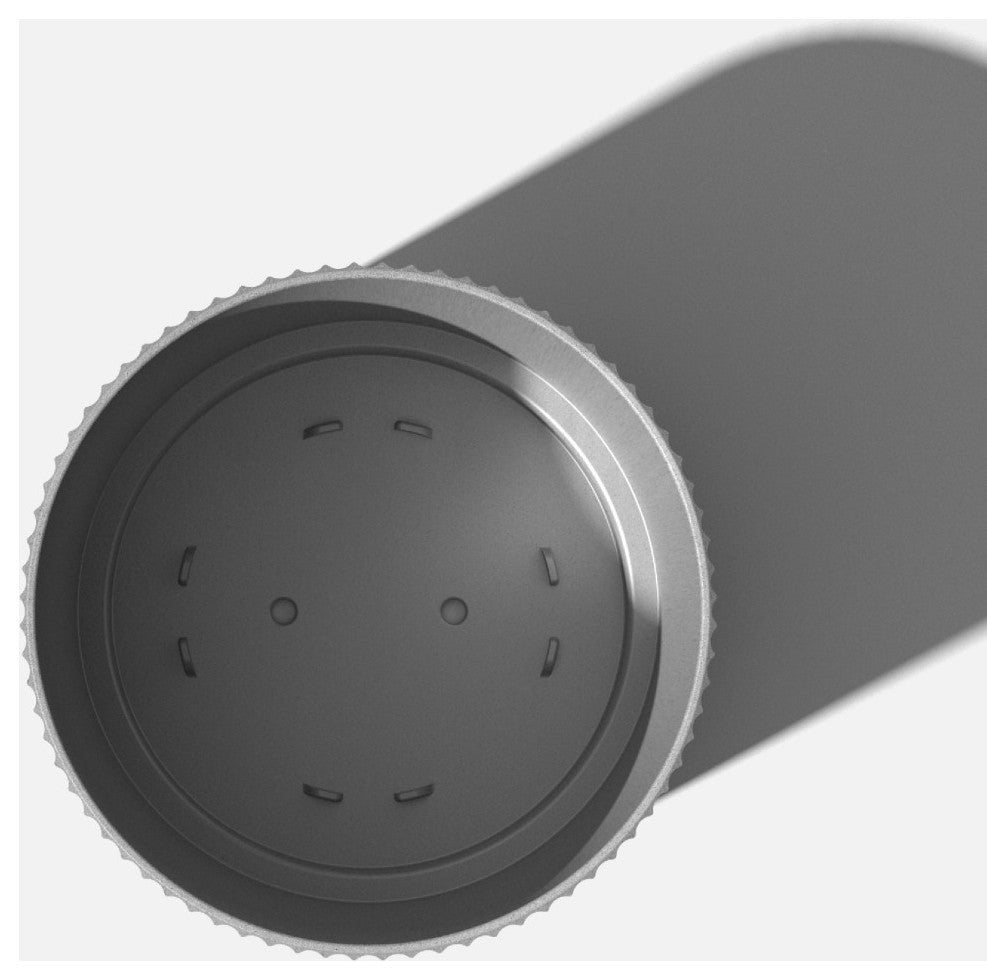 Veradek Demi Series Planter, Gray, 20", 2 Pack