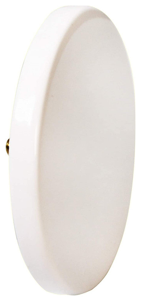 Illusionary Overflow 12" & 4" Sch. 40 PVC Bath Waste and Overflow Tip-Toe, White