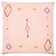 Surya Zina Dusty Pink Pillow Shell With Polyester Insert 20"H X 20"W