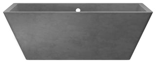 Mendocino Concrete Bathtub, Slate