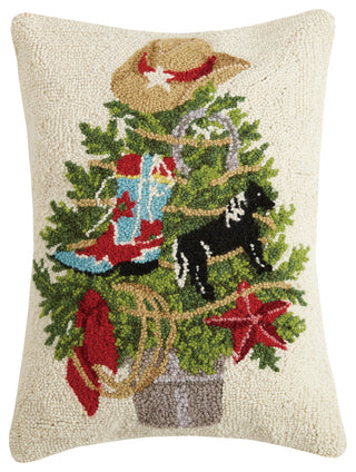 Christmas Tree Western Hook Pillow