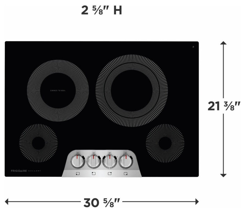 Frigidaire GCCE3049A Gallery Series 30"W 4 Burner Electric - Stainless Steel